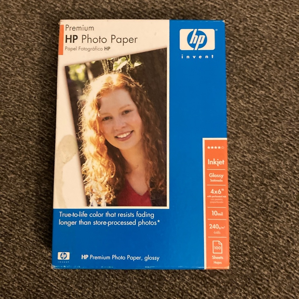 HP Photo Paper! 100 sheets! Glossy!